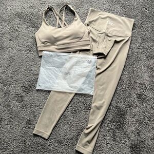 Beige Activewear Set workout